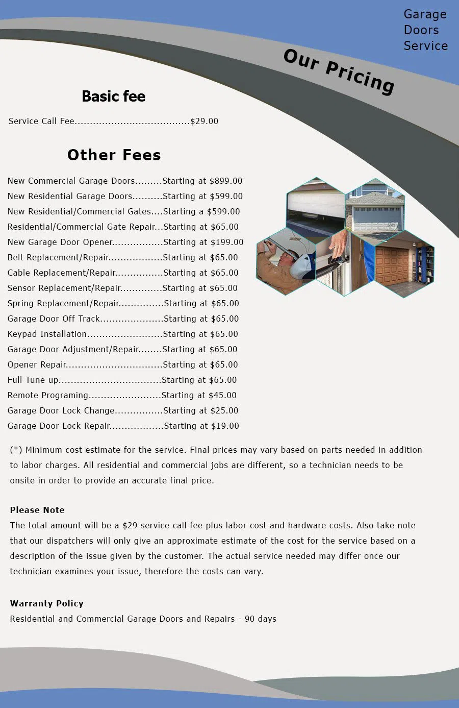 Security Garage Doors Los Angeles, CA 323-655-0279